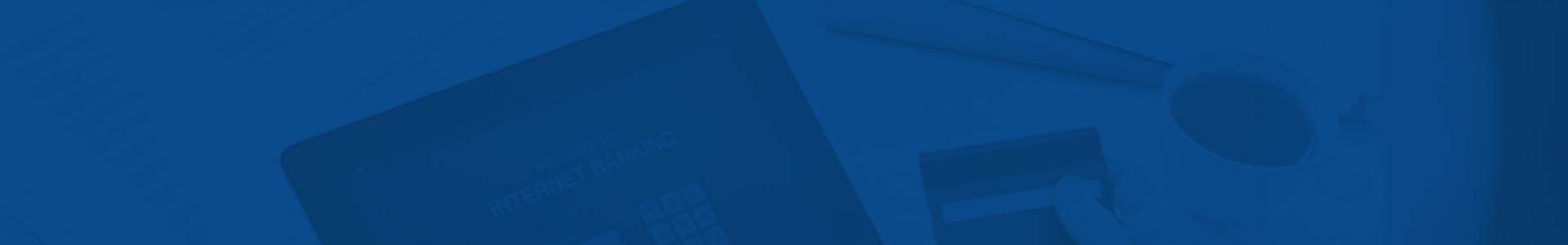 blue banner
